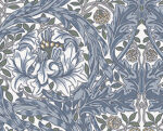 William Morris African Marigold Wallpaper - Blues - Brewster - 4153-82024 - Image 3