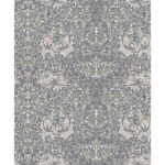William Morris African Marigold Wallpaper - Greys - Brewster - 4153-82025