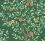 Goldcrest Fruit Trees William Morris Wallpaper - Forest, Green, Yellow - Wallquest - KT31014 - Image 3