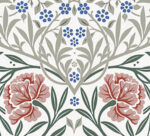 William Morris Oxford Union Floral Vines Wallpaper - Pink - Brewster - 4171-82044 - Image 3