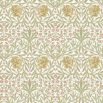 William Morris Oxford Union Floral Vines Wallpaper - Yellow - Brewster - 4171-82045