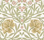 William Morris Oxford Union Floral Vines Wallpaper - Yellow - Brewster - 4171-82045 - Image 3
