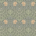 William Morris Oxford Union Floral Vines Wallpaper - Gray - Brewster - 4171-82046