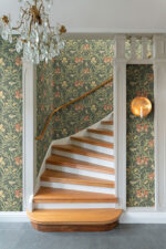 William Morris Iris Wild Gardens Floral Wallpaper - Navy - Brewster - 4171-82051 - Image 5