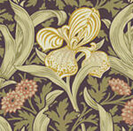 William Morris Iris Wild Gardens Floral Wallpaper - Plum - Brewster - 4171-82052 - Image 3