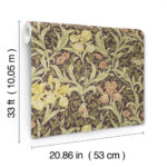 William Morris Iris Wild Gardens Floral Wallpaper - Plum - Brewster - 4171-82052 - Image 5