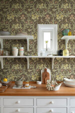 William Morris Iris Wild Gardens Floral Wallpaper - Plum - Brewster - 4171-82052 - Image 4