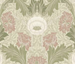 William Morris Myrtle Floral Ogee Wallpaper - Mauve - Brewster - 4171-82057 - Image 3