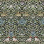 William Morris Bird Floral Thicket Wallpaper - Multicolor - Brewster - 4171-82062