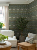 William Morris Bird Floral Thicket Wallpaper - Multicolor - Brewster - 4171-82062 - Image 4
