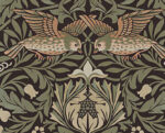 William Morris Bird Floral Thicket Wallpaper - Brown - Brewster - 4171-82064 - Image 3
