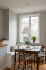 William Morris Spring Thicket Tulip Damask Wallpaper - Dove - Brewster - 4171-82065 - Image 4
