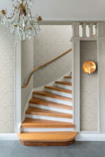 William Morris Spring Thicket Tulip Damask Wallpaper - Light Blue - Brewster - 4171-82066 - Image 4