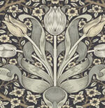 William Morris Spring Thicket Tulip Damask Wallpaper - Dark Blue - Brewster - 4171-82068 - Image 3