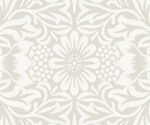 William Morris Intricate Ceiling Floral Wallpaper - Dove - Brewster - 4171-82069 - Image 3