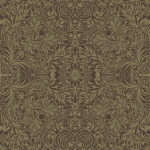 William Morris Intricate Ceiling Floral Wallpaper - Brown - Brewster - 4171-82072