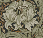 William Morris African Marigold Floral Wallpaper - Black - Brewster - 4171-82073 - Image 3