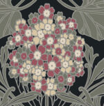 Floral Hydrangea Wallpaper - Ebony, Rose - Seabrook - Wallquest - ET12110 - Image 3