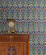Dragonfly Damask Wallpaper - Mauve, Sage - Seabrook, Wallquest - ET12412 - Image 4