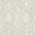 Ronald Redding Royal Damask Wallpaper - Soft Gray - York - MX9642