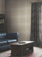 Ronald Redding Country Club Plaid Faux Linen Wallpaper - Taupe - York - 4211-83564 - Image 5