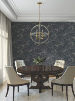 Ronald Redding Regal Ridge Trailing Tree Toile Wallpaper - Dark Blue - York - 4211-83569 - Image 4