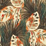 Karma Flora Leaves Wallpaper - Autumn, Multicolor - Wallquest - AG60206