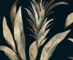 Padma Plant with Leaves Wallpaper - Type II 20 Oz. Vinyl - Stormy Sky - Wallquest - AG60702 - Image 3