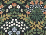 Rifle Paper Bramble Floral Wallpaper - Black, Green - York - RP7318 - Image 3