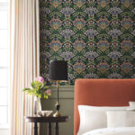 Rifle Paper Bramble Floral Wallpaper - Black, Green - York - RP7318 - Image 4