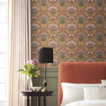 Rifle Paper Bramble Floral Wallpaper - Rust, Green - York - RP7320 - Image 4