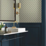Rifle Paper Eden Small Floral Sprig Stripe Wallpaper - Linen, Green - York - RP7339 - Image 4
