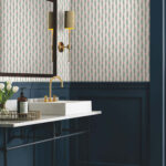 Rifle Paper Eden Small Floral Sprig Stripe Wallpaper - White, Green - York - RP7340 - Image 4