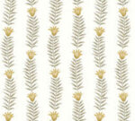 Rifle Paper Eden Small Floral Sprig Stripe Wallpaper - Off-White, Gold - York - RP7343 - Image 3