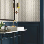Rifle Paper Eden Small Floral Sprig Stripe Wallpaper - Off-White, Gold - York - RP7343 - Image 4