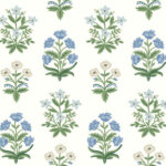 Rifle Paper Mughal Rose Wallpaper - White, Purple - York - RP7347