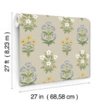 Rifle Paper Mughal Rose Wallpaper - Beige, Purple - York - RP7350 - Image 6