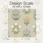Rifle Paper Mughal Rose Wallpaper - Beige, Purple - York - RP7350 - Image 5