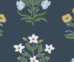 Rifle Paper Mughal Rose Wallpaper - Blue, Purple - York - RP7351 - Image 3
