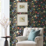 Rifle Paper Strawberry Fields Wallpaper - Black, Green - York - RP7355 - Image 4