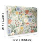 Rifle Paper Strawberry Fields Wallpaper - Mint, Pink - York - RP7356 - Image 6