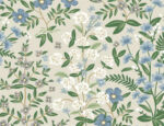 Rifle Paper Wildwood Garden Floral Wallpaper - Linen, Green - York - RP7375 - Image 3