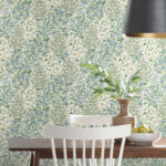 Rifle Paper Wildwood Garden Floral Wallpaper - Linen, Green - York - RP7375 - Image 4