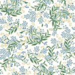 Rifle Paper Cornflower Wallpaper - White, Green - York - RP7382