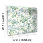 Rifle Paper Cornflower Wallpaper - White, Green - York - RP7382 - Image 6