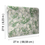 Rifle Paper Cornflower Wallpaper - Gray, Green - York - RP7383 - Image 6
