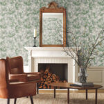 Rifle Paper Cornflower Wallpaper - Gray, Green - York - RP7383 - Image 4