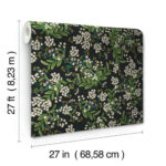 Rifle Paper Cornflower Wallpaper - Black, Green - York - RP7384 - Image 6