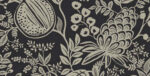 Rifle Paper Pomegranate and Leaves Toile Wallpaper - Black, Linen - York - RP7389 - Image 3