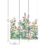 Rifle Paper Peacock Floral Wallpaper Mural - White, Multi - York - RP7397M - Image 5